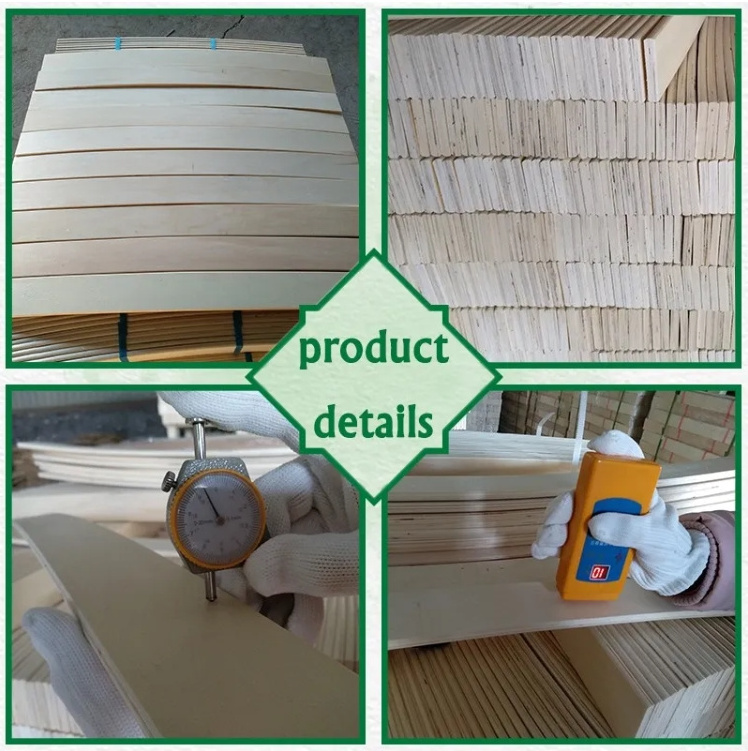 Poplar plywood birch bed slats 8mm thick lvl slat for bed/arserwood