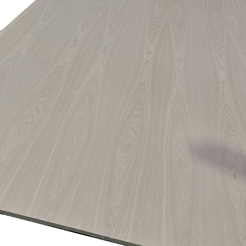 birch uv 4*8ft faced plywood sheet synchronize texture melamine paper laminated recon veneer