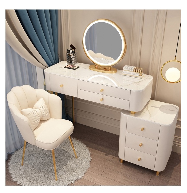 2023 new style for room wardrobe art deco dressing table with mirror