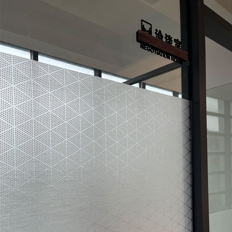 Removable Frosted Pyrmed Snow Fall Decorative Static Window Film