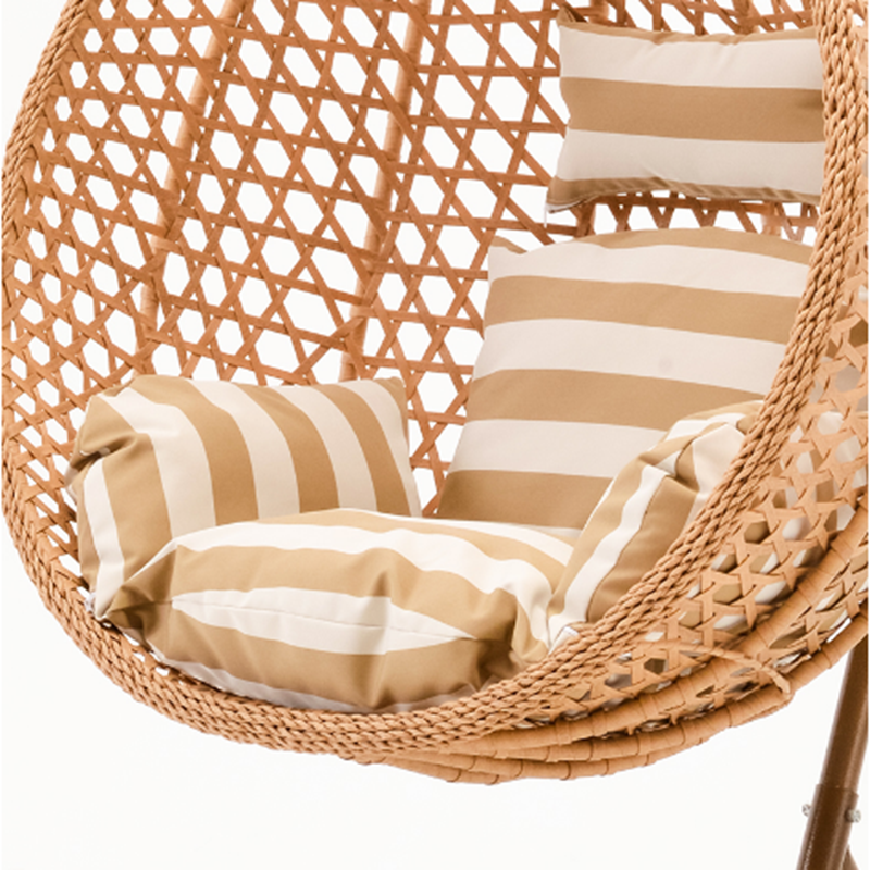 Outdoor Furniture Bird Nest High quality furniture Single Metal frame patio swings chair