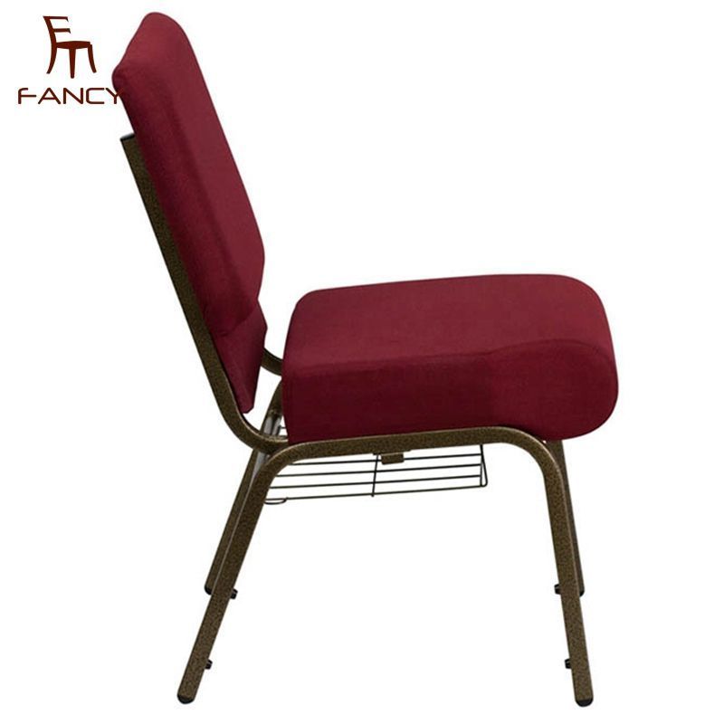 Wholesale Hot Sale Best Price Factory Metal Iron Chair Connecting Auditorium Cinema Church Chairs