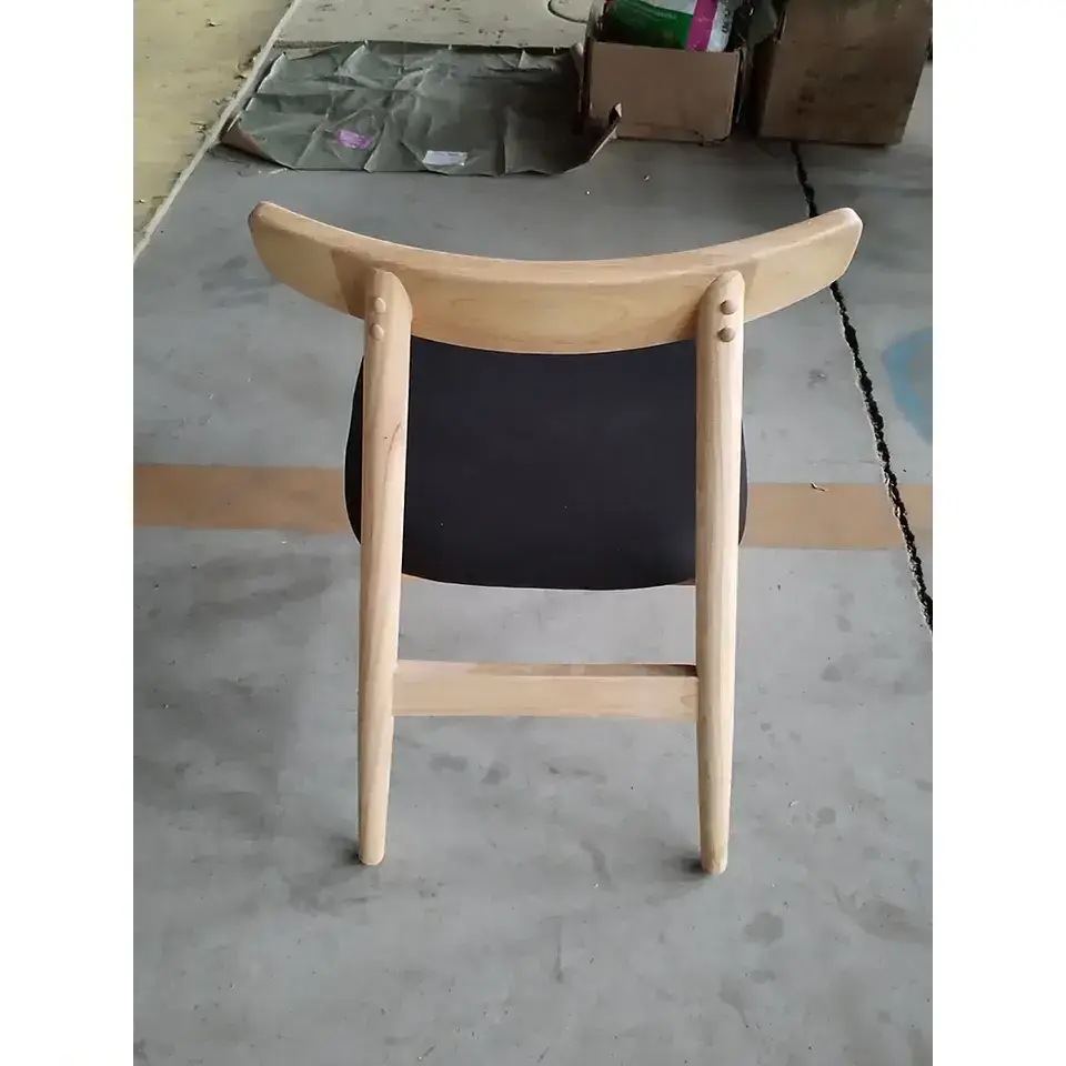 Factory Direct Wholesale Cheap Price Restaurant Cafe Chair Solid Wood Kitchen Dining Room Chairs