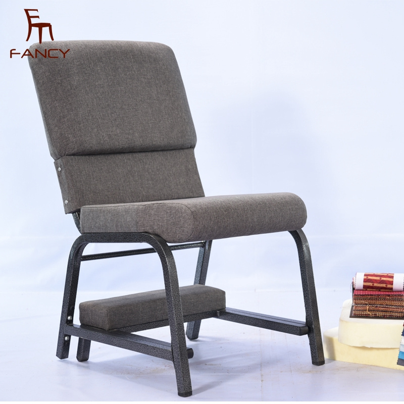 China factory heavy duty church chair with kneeler pew chair wholesale