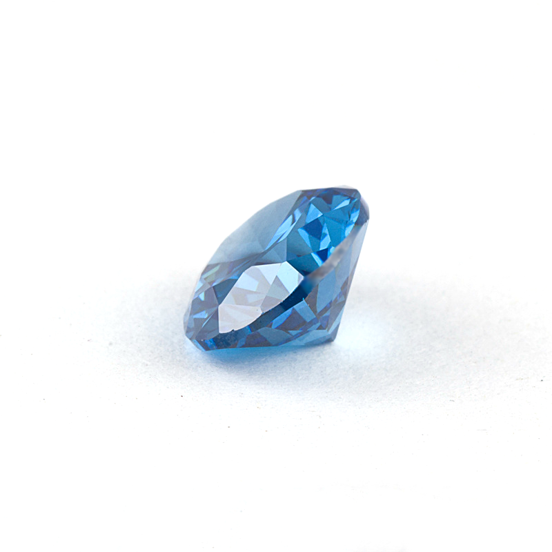 Synthetic Wholesale Diamond Oval Shape Spinel 120# Blue Color Gemstone