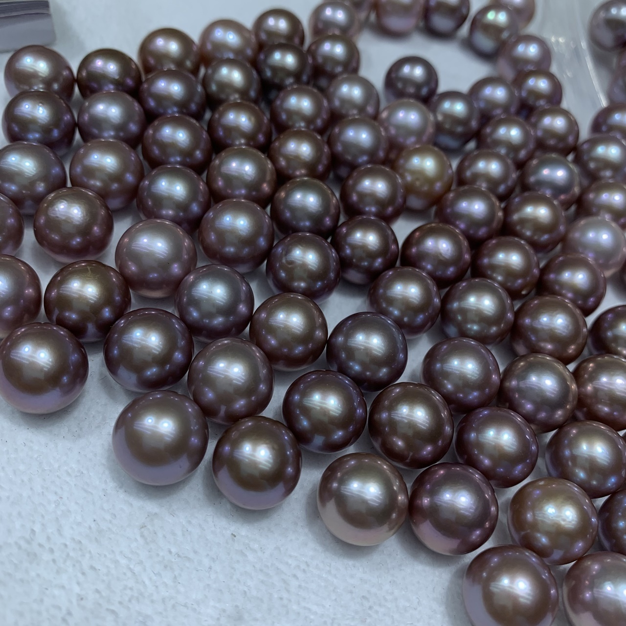 Real Pearl Necklace Making Edison 11-12mm Huge Round Purple Natural Cultured Freshwater Loose Pearl Edison Pearls