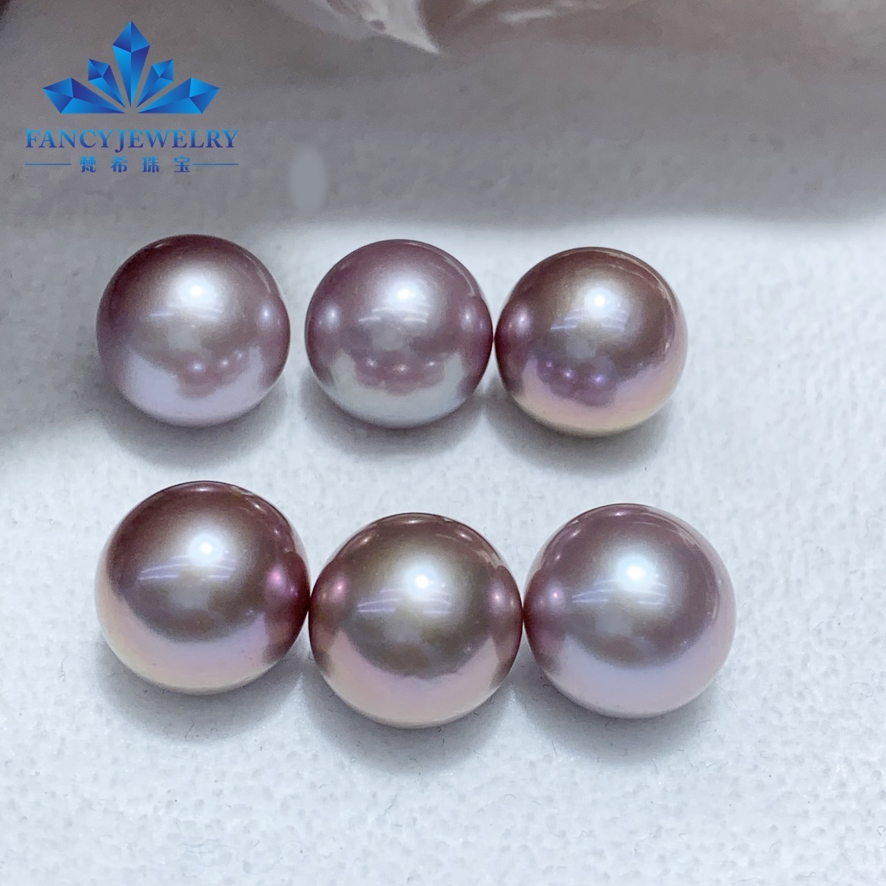 Real Pearl Necklace Making Edison 11-12mm Huge Round Purple Natural Cultured Freshwater Loose Pearl Edison Pearls