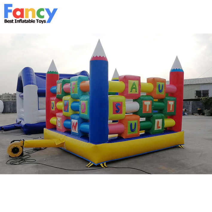 cheap great design inflatable bounce house for sale/outdoor christmas inflatables for outdoor