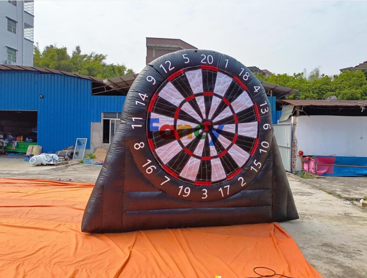 giant inflatable kick darts soccer ball board game/inflatable golf dart boards for outdoor football sport game