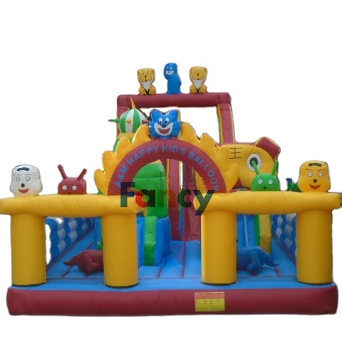 portable playground equipment/playground race car inflatable bouncer/giant inflatable city on sale