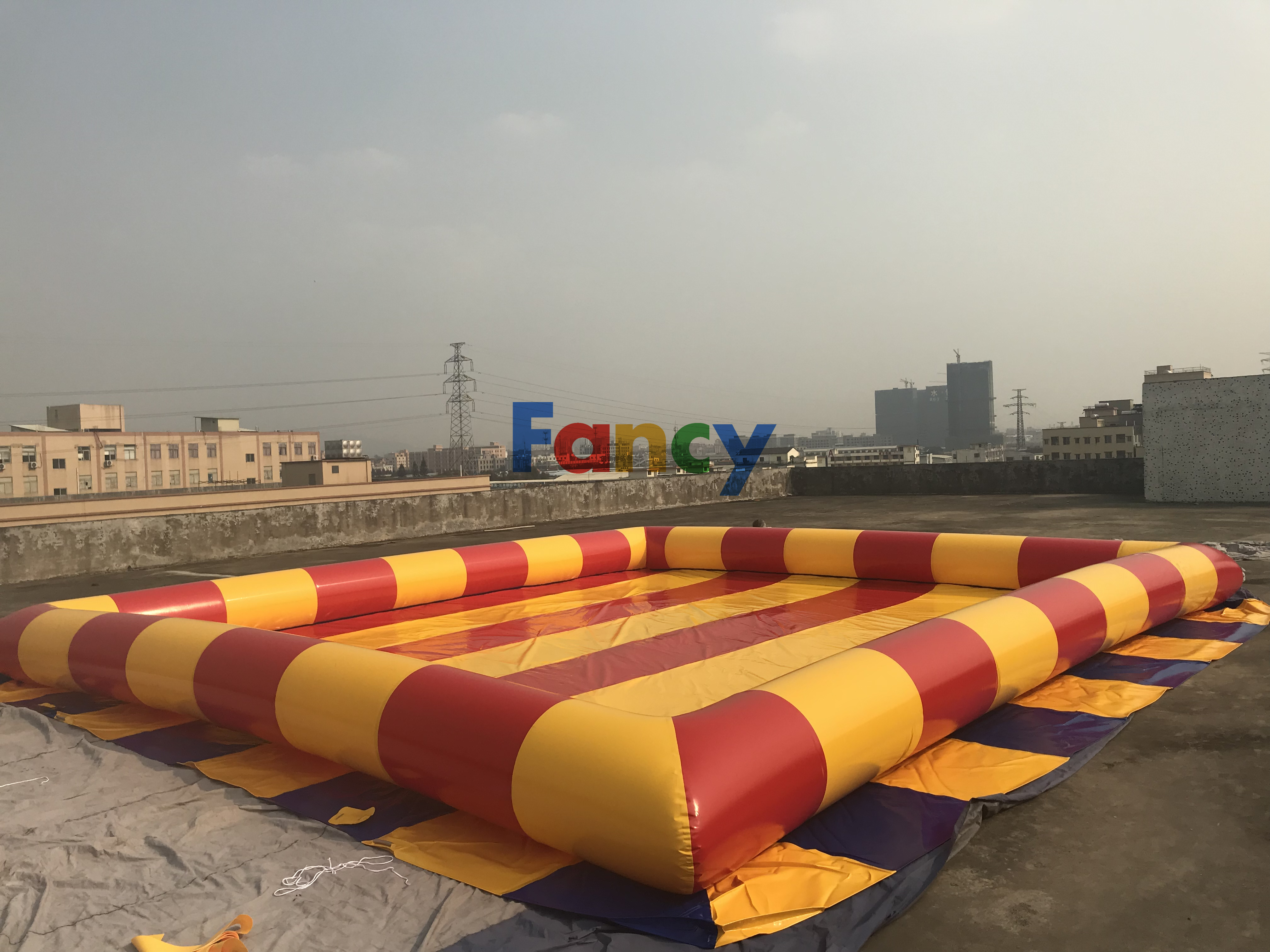 Custom commercial floating sea lake pool inflatable water/inflatable motorized water toy/huge inflatable water pool