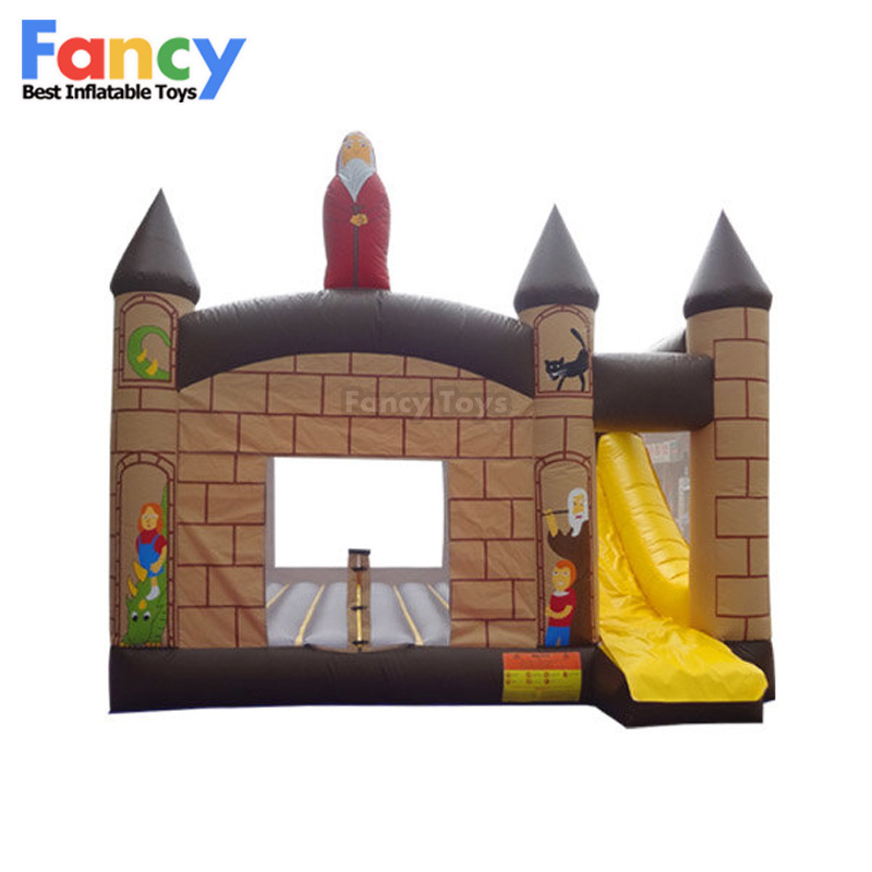 colorful inflatable bouncer slide with pool/bouncy house for kids/bouncer house for rent