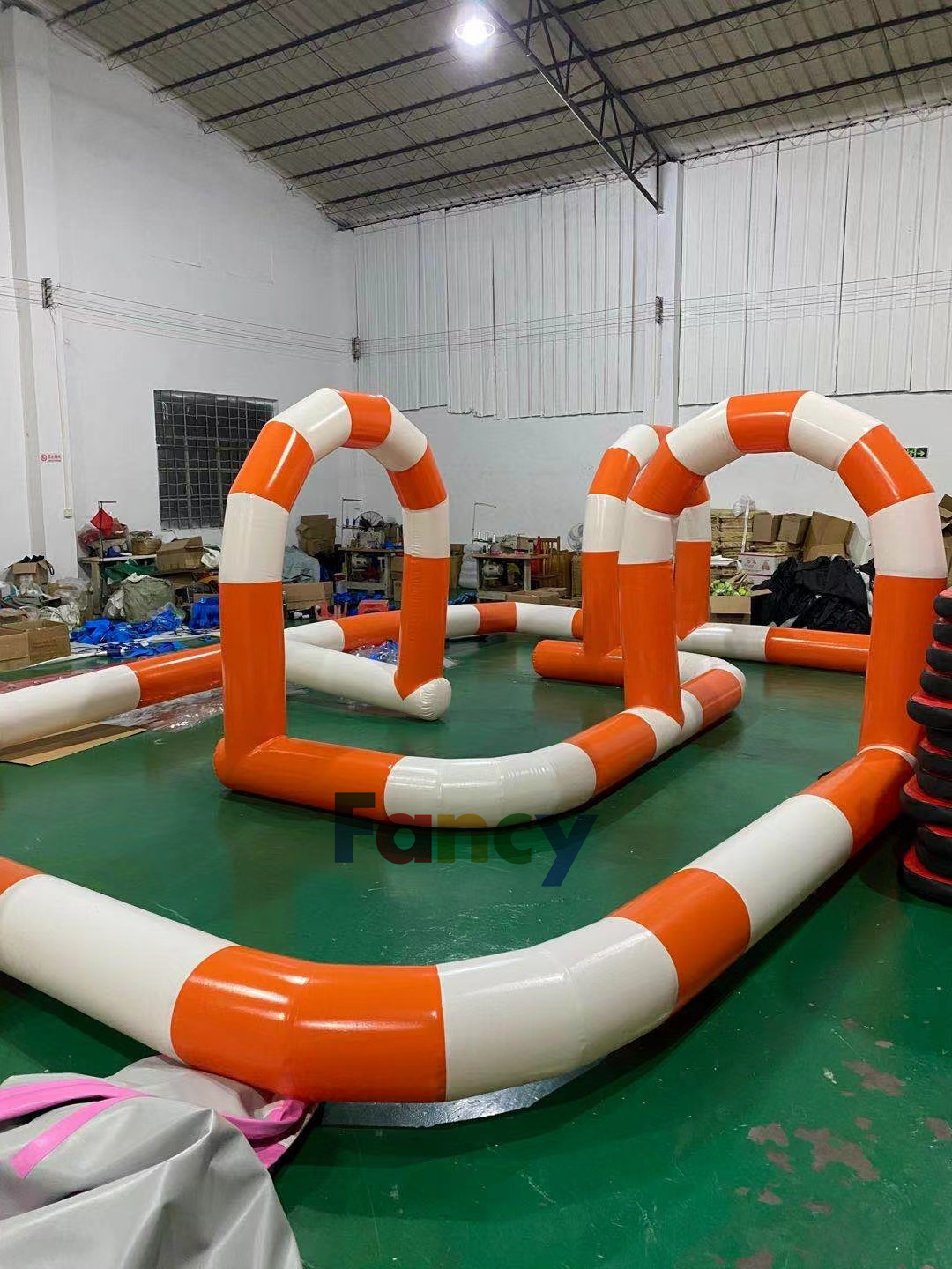 COMMERCIAL inflatable zorb ball track/inflatable race track for out door