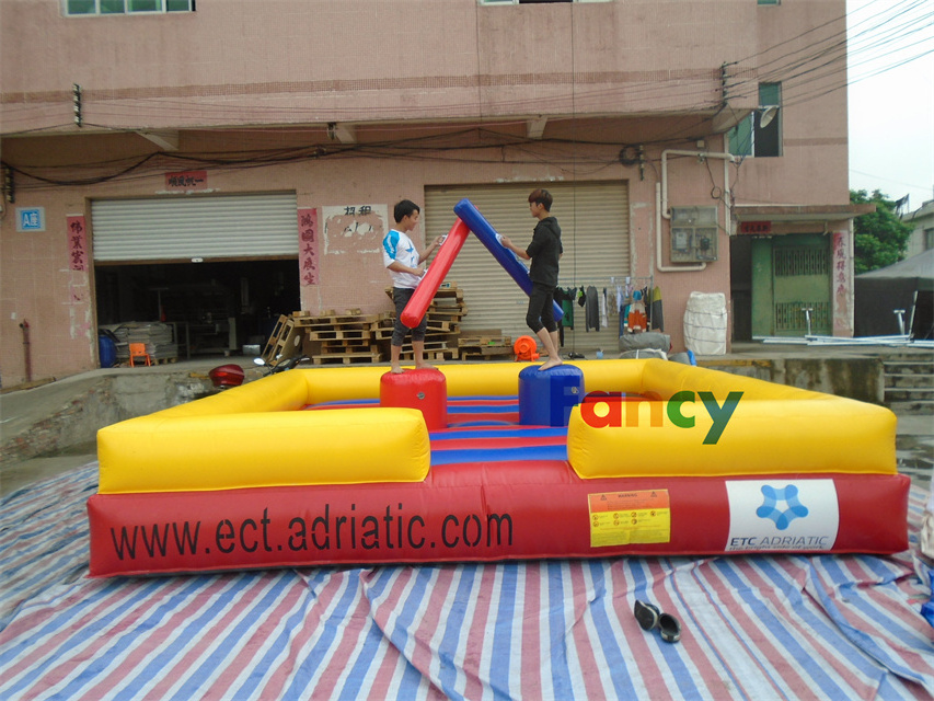 2023 Large PVC Inflatable Battle Zone Wrestling Bouncy Boxing Ring / Inflatable Fighting Ring Boxing Field For Sale