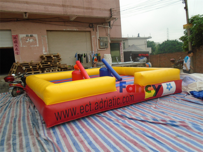 2023 Large PVC Inflatable Battle Zone Wrestling Bouncy Boxing Ring / Inflatable Fighting Ring Boxing Field For Sale