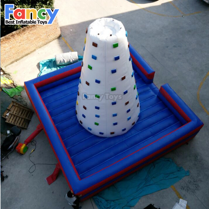 Top quality! climbing wall indoo/volcano inflatable climbing wall/kids climbing wall on sale