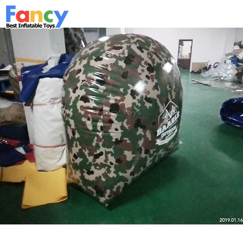 2023 inflatable snow paintball /air ball bunker for kids/inflatable paintball air field