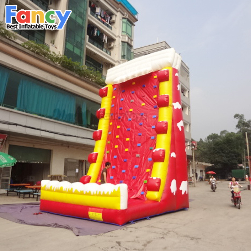 Top quality! climbing wall indoo/volcano inflatable climbing wall/kids climbing wall on sale