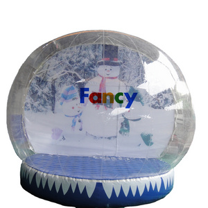 2024 Amazing price inflatable snow globe ball tent,tent life size snow globe inflatable tunnel,air camping tube tent