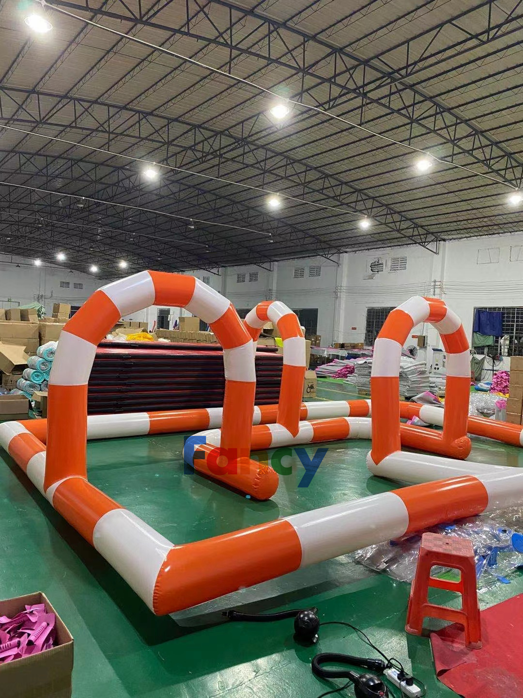 COMMERCIAL inflatable zorb ball track/inflatable race track for out door