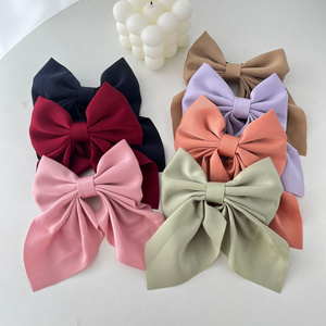 Hair Bow Clips for Girls Bow Women Stain Fabric Bowknot Hair Clip for Women Accessories