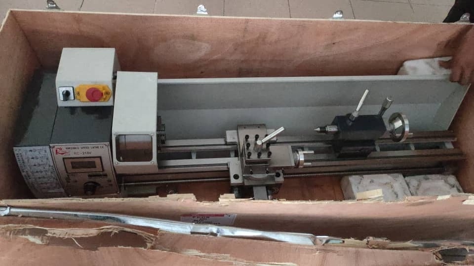 210 900/1100W 8x31 Inch Brushless Small Lengthened Metal Lathe for Home Using  Wood Lathe Metal Mini Bench Lathe Machine