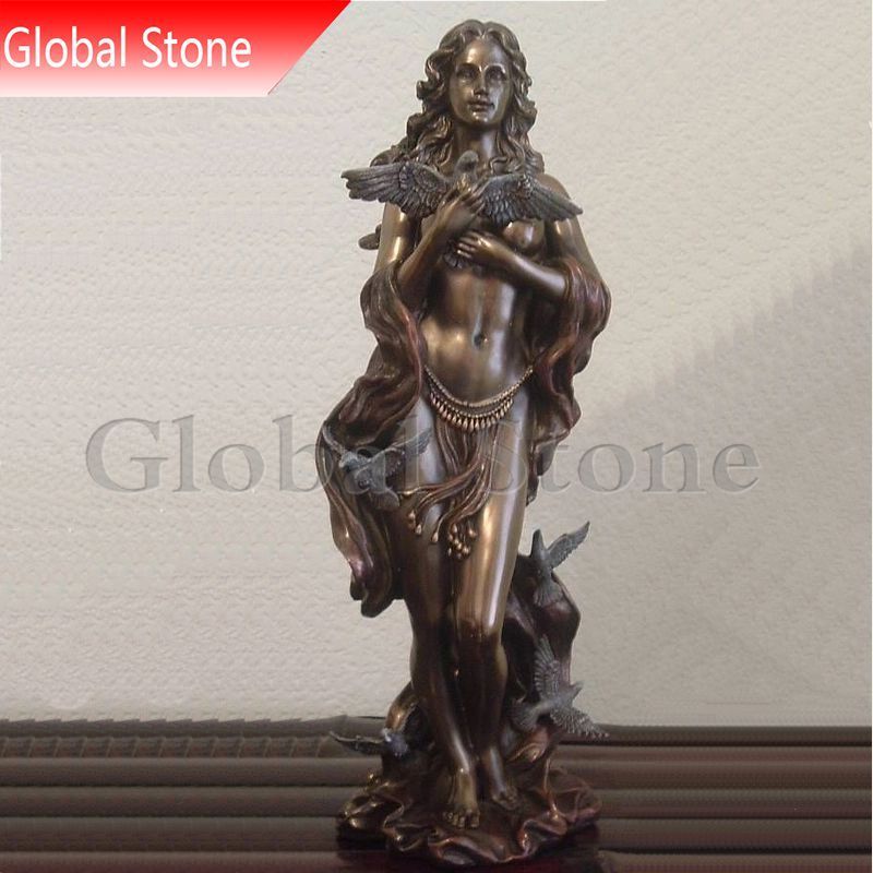 Fancy Custom Outdoor Garden Decor Bronze Mermaid Statue Sculpture