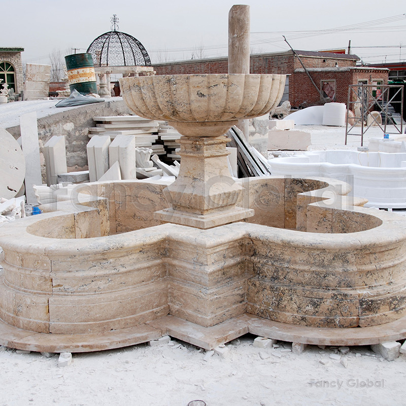 Garden Fountain Used Outdoor Antique Water Fountains Natural Marble Water Fountains For Sale