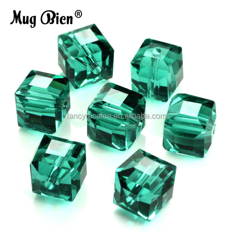 Yiwu DIY Glass Square Bead Crystal Beads For Bracelet Necklace