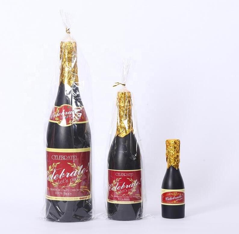 Wedding Party Beer Bottle  popper for wedding decoration with foil metallic confetti shooter