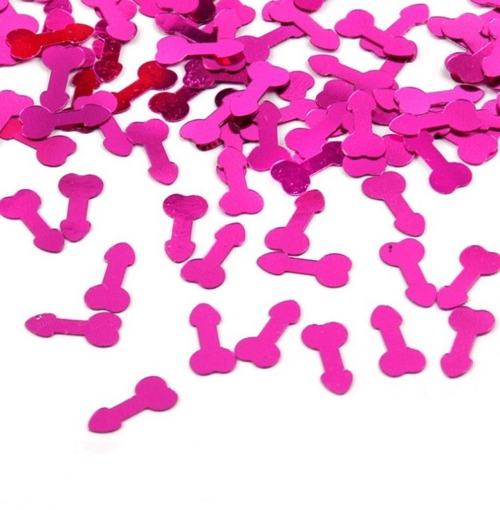 Bachelor Party Penis Shape  confetti Hen Party Supplier Naughty Confetti PVC Confetti