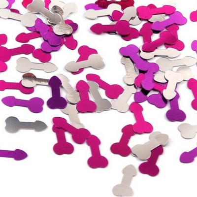 Bachelor Party Penis Shape  confetti Hen Party Supplier Naughty Confetti PVC Confetti