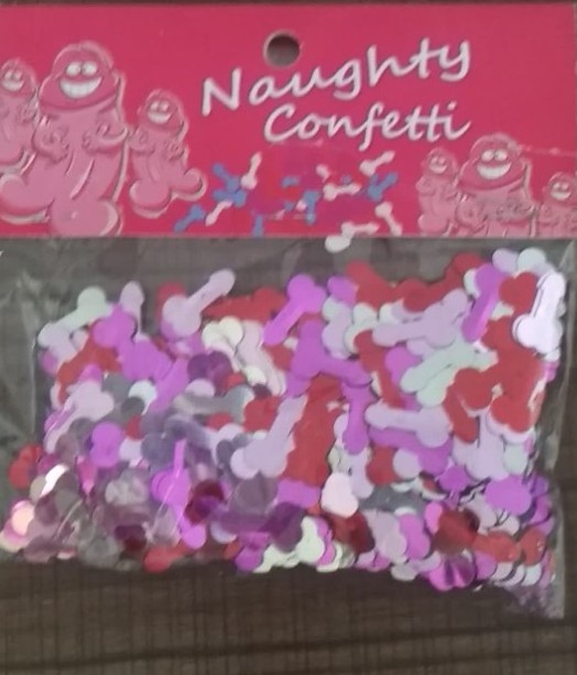 Bachelor Party Penis Shape  confetti Hen Party Supplier Naughty Confetti PVC Confetti