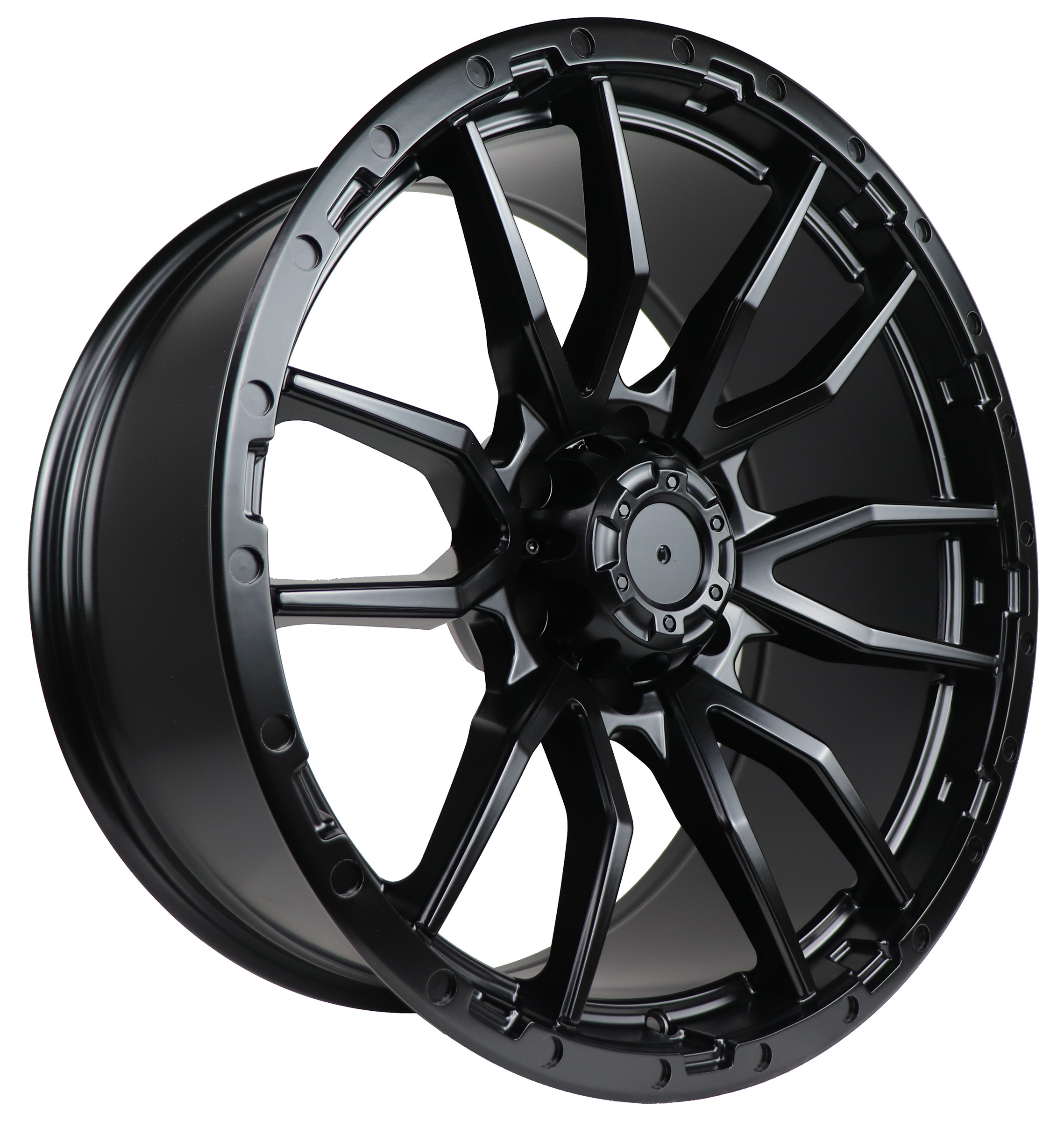 New design 6x139.7 pcd  black rims 20 inch 18 inch off road wheels 4x4 SUV real beadlock car alloy wheels rims