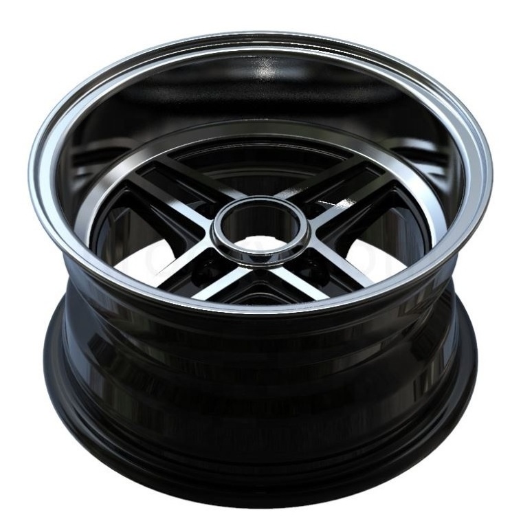 Flrocky Star Shape Multi Spoke 13 Inch Alloy Wheel 7J Width 4X112 4X100 PCD Rim For Passenger Car