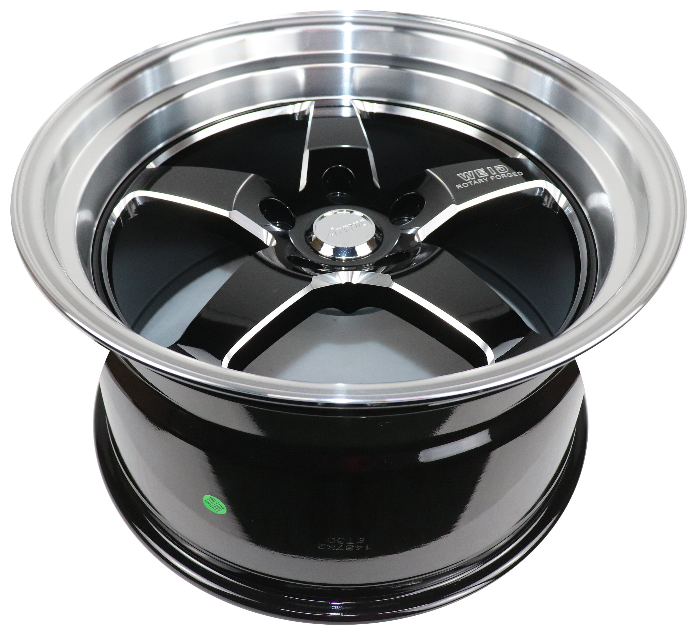 Alloy Wheels 5 Holes 5x114.3 Passenger Car Wheel Rims Factory Hot Sale 17 18 Inch Aluminium Gloss Black with Machine Face CN;JIN