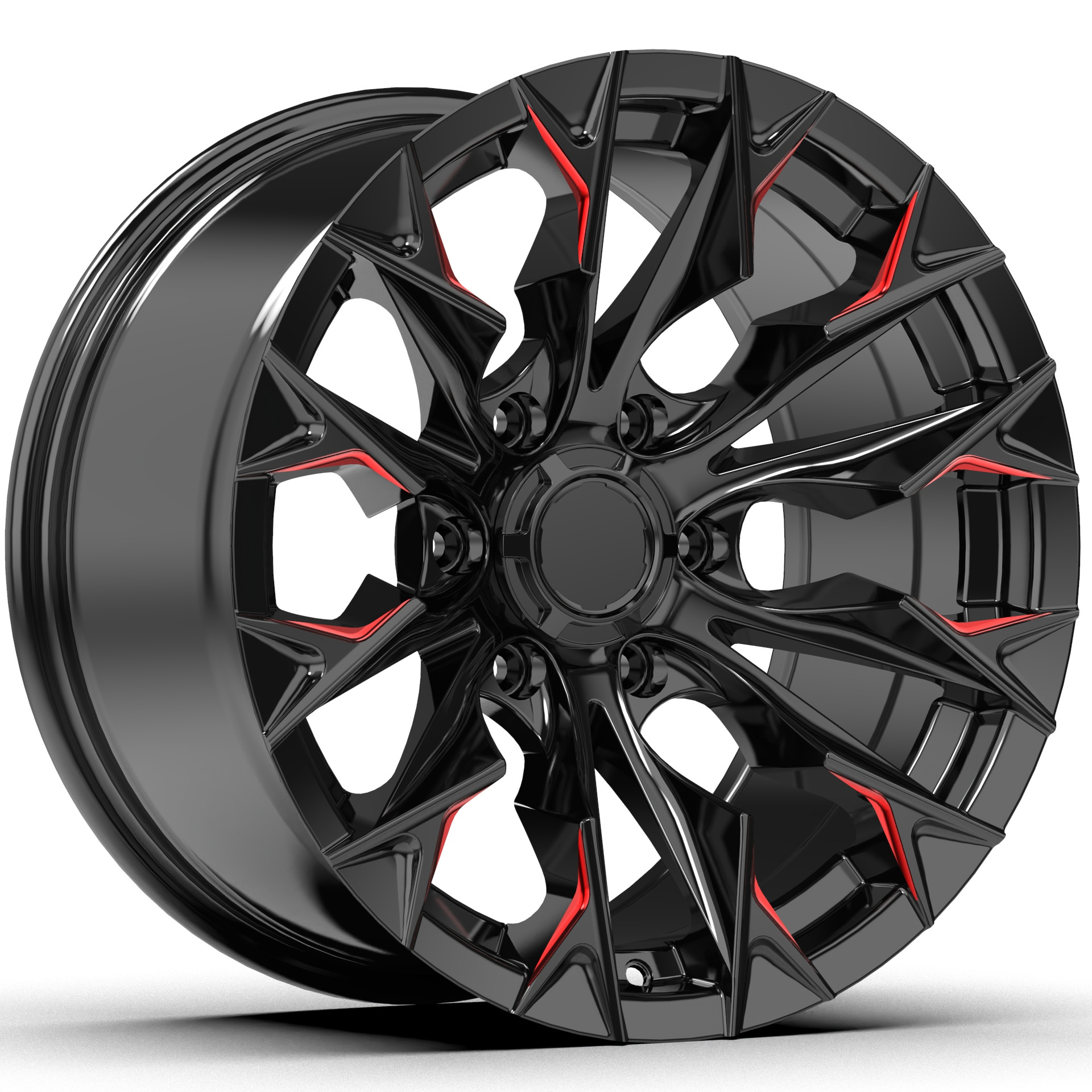 JT227 16 17 18inch alloy aluminium wheel  off road 4x4 casting alloy rims 6x114.3 6x139.7 high graded for OEM aftermarket