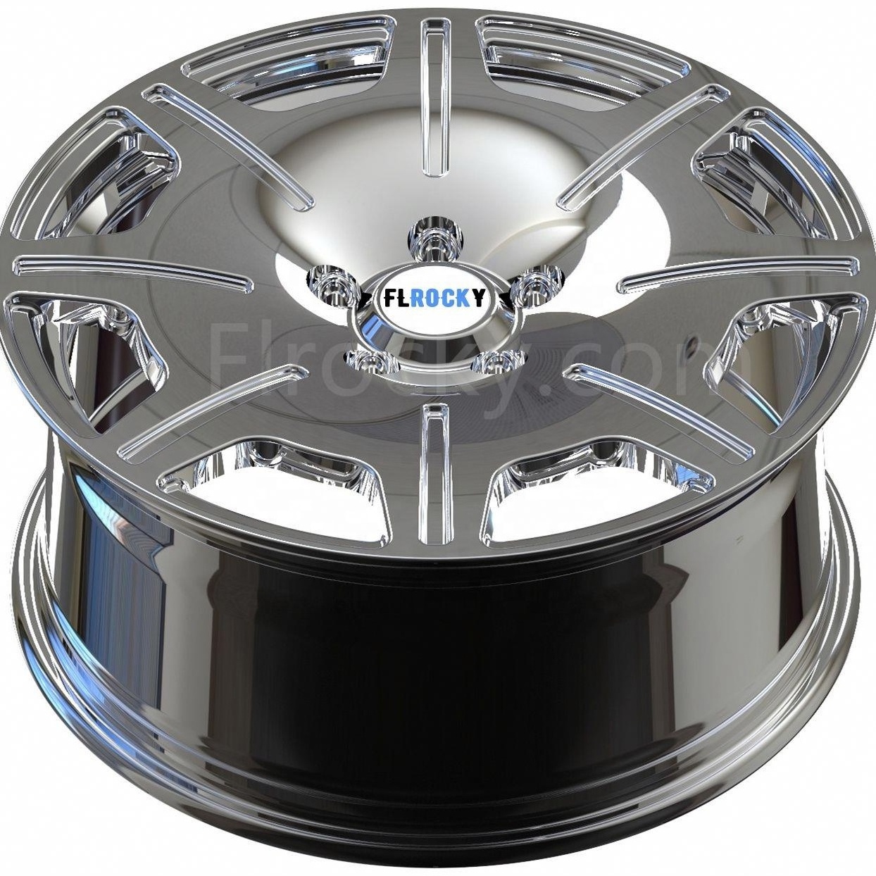 Flrocky T6061 Forged Disc 18 19 20 Inch 8J 8.5J 9J ET 40 5X120 PCD Machine Face Rims For Land Rover For Range Rover