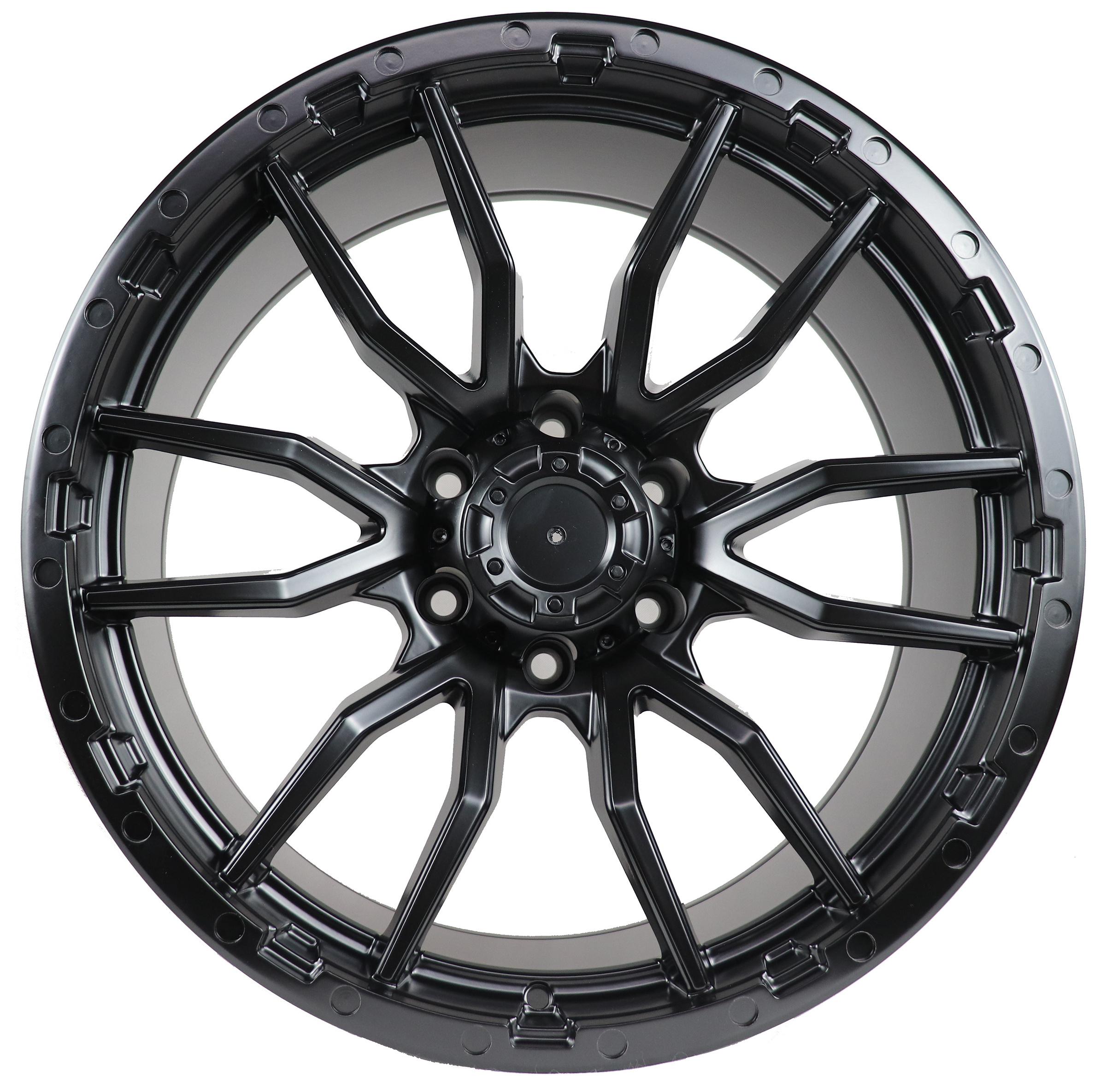 New design 6x139.7 pcd  black rims 20 inch 18 inch off road wheels 4x4 SUV real beadlock car alloy wheels rims