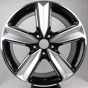 REW017-7 Milling spoke concave wheel r17 5x120 wholesale rims 17 inch 5 holes car alloy wheels