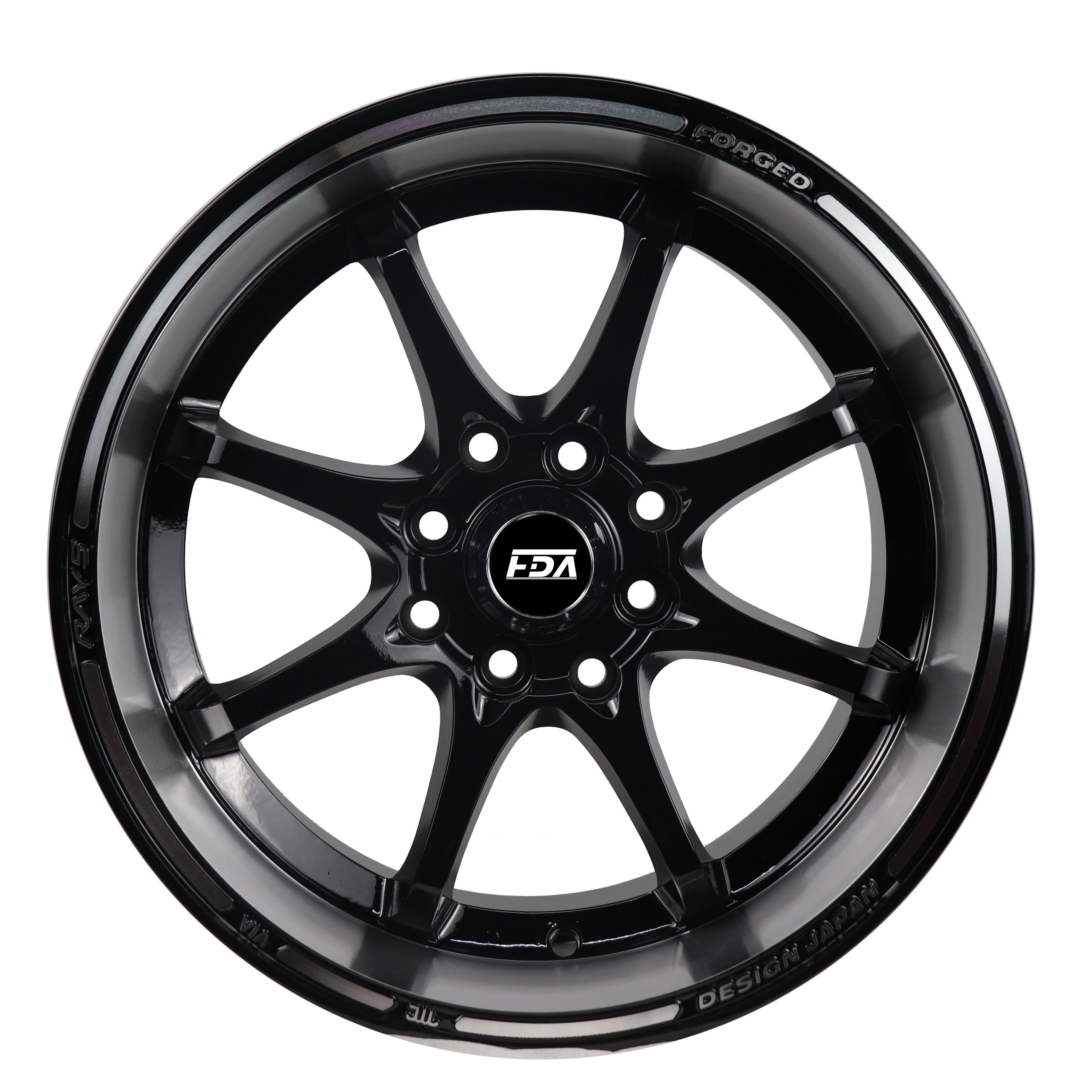 Wholesale black and red rims 15 16 17 inch 4 lug 4x100 wheels 4x114.3 sport rim