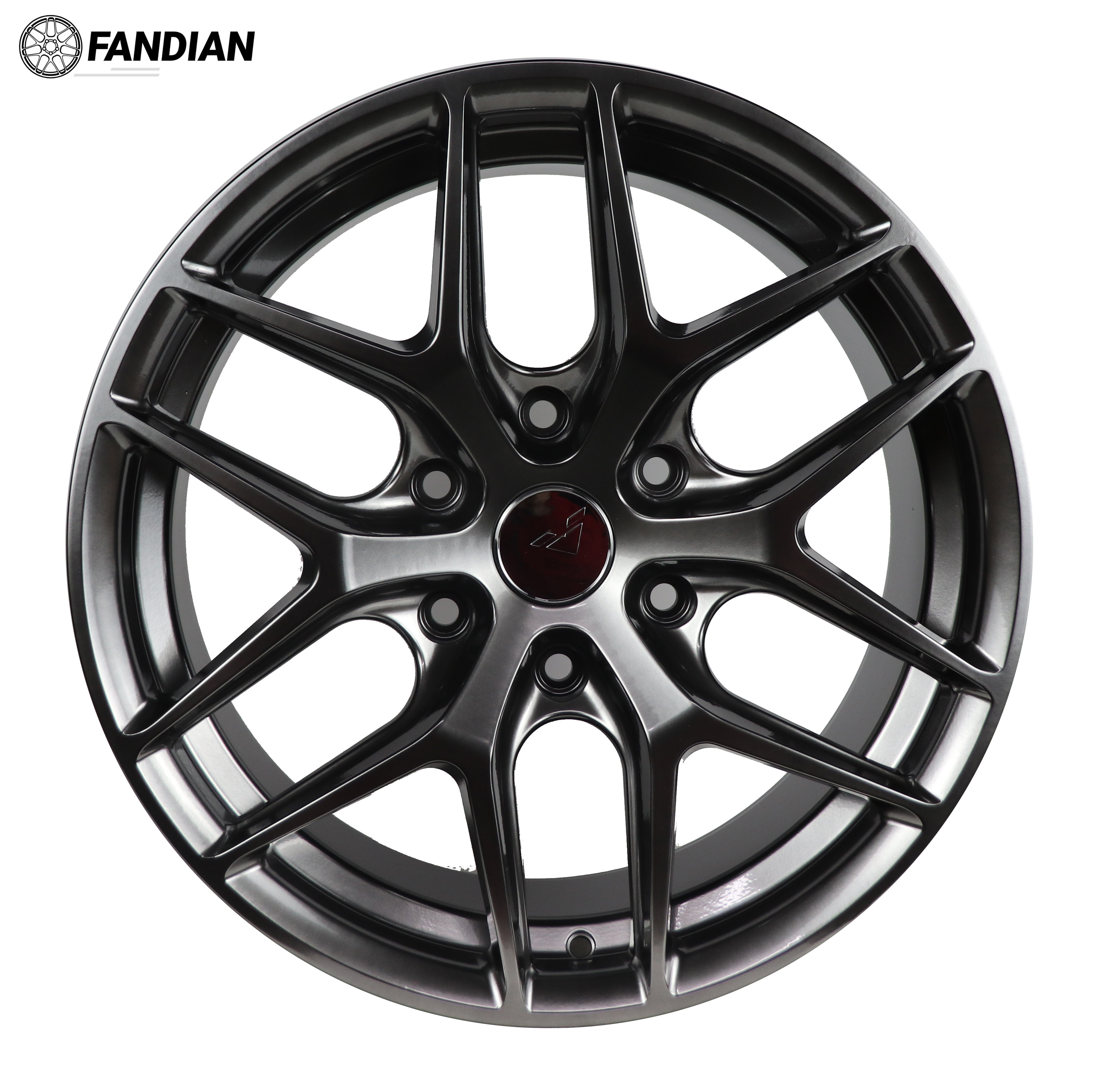 Flrocky JWL VIA JT050 Hot Sale Passenger Car Alloy Wheels Alloy Aluminium Wheels Rims Rims 18 Inch 5 Holes Black and Silver 3 Years 8.5