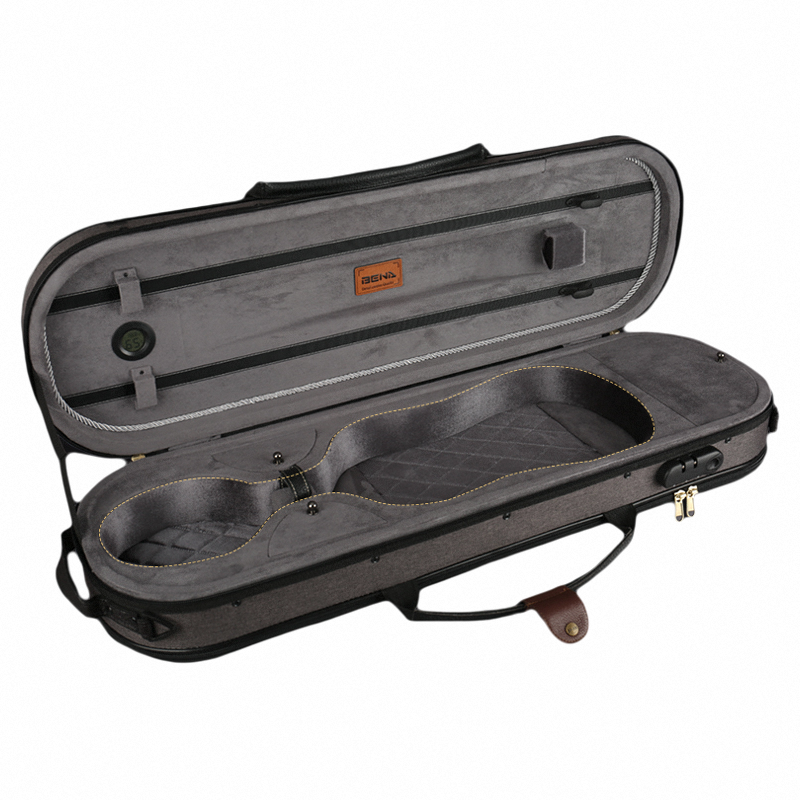 top grade Violin Box Oxford Waterproof Thickening Violin Hard Case 4/4 With Thermometer