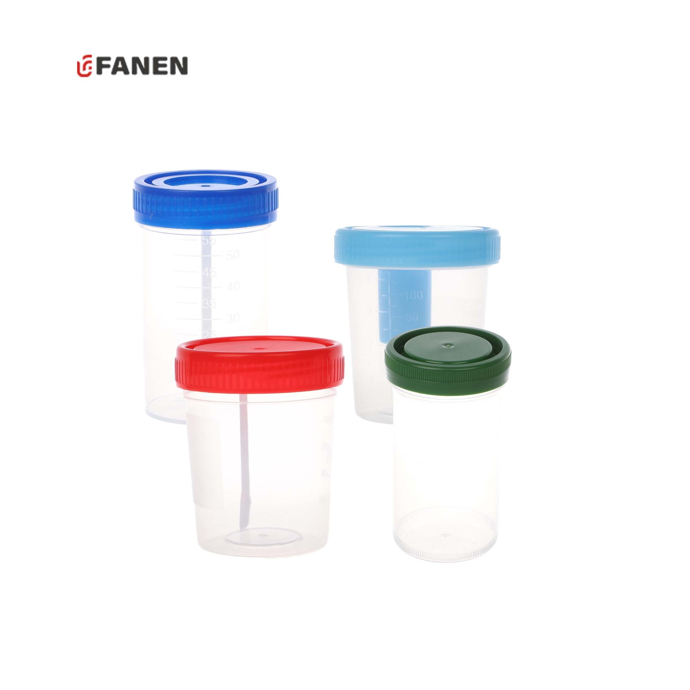 Fanen Lab Disposables Disposable Formalin Cup 90ml/120ml/160ml/250ml PP Sample Cup