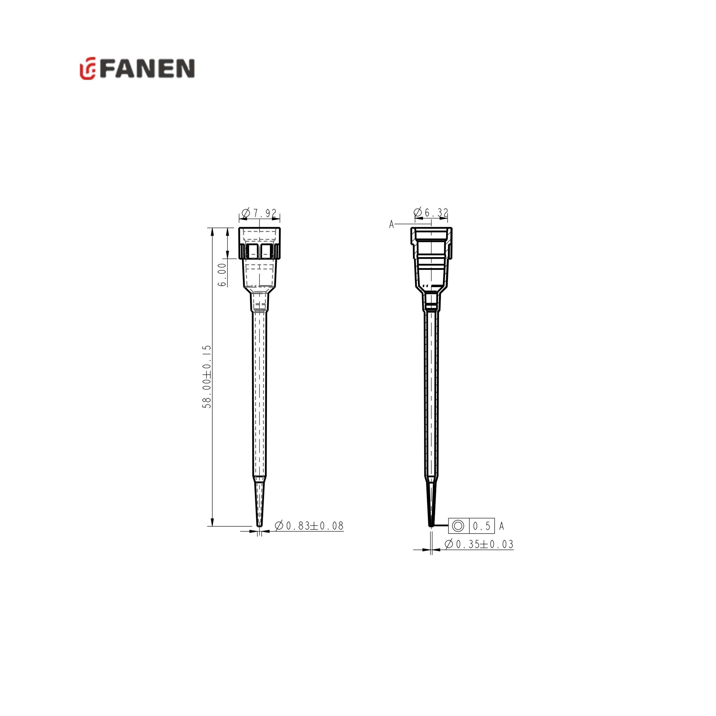 Fanen Automatic sterile filter pipette tips 5ml conductive pipette tips conductive black low-adsorption 50ul Tecan