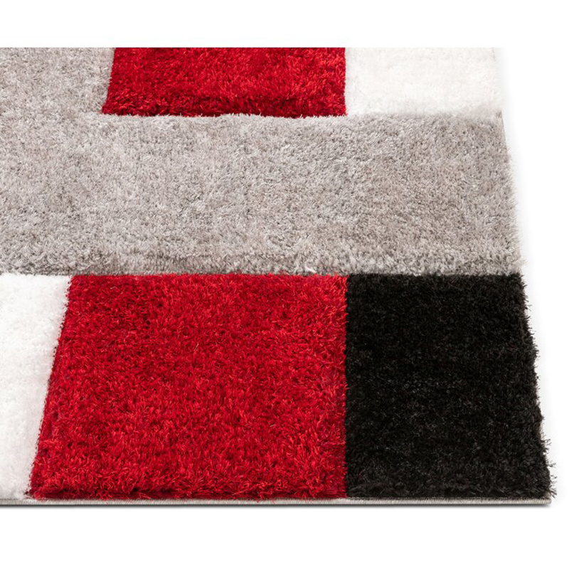 Nordic Style Shaggy Carpet With 3d Modern Design carpets and rugs