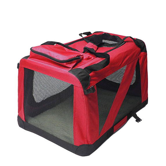 Factory Custom Logo Household Travel Dog Carrier Folding Extra Large Pets Kennel Portable Soft Dog Pets Crate