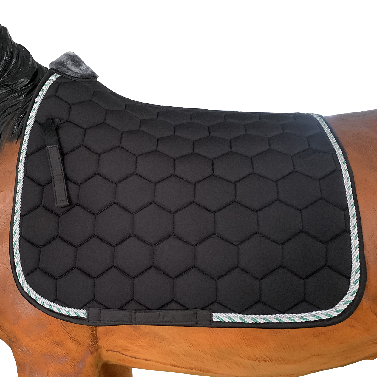 Factory Wholesale And Retail New Design Equestrian Racing Saddle Cloth Custom Dressage Saddle Pads With Cotton Filling