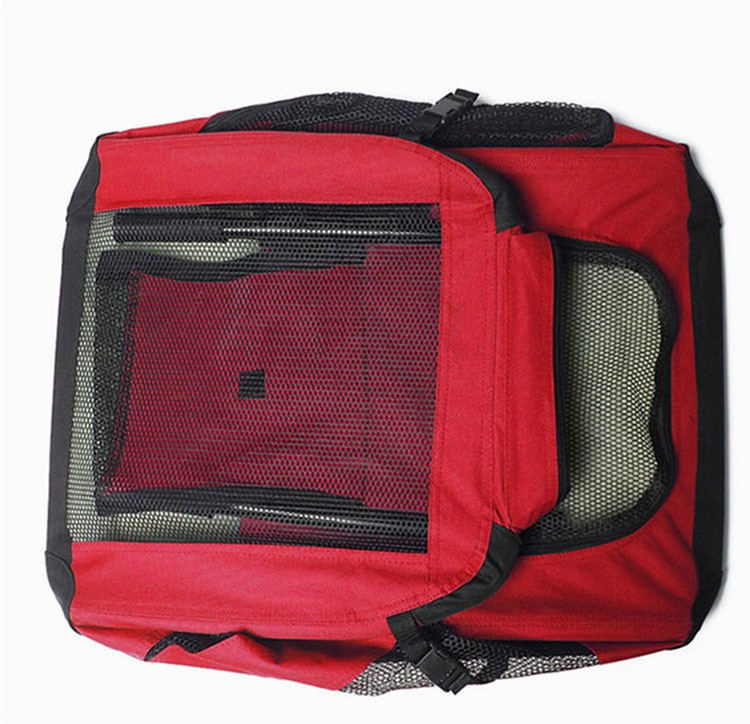 Customize Large Capacity Portable Pet Carrier Bag Outdoor Travel Hiking Durable Breathable Dog Crate Kennel