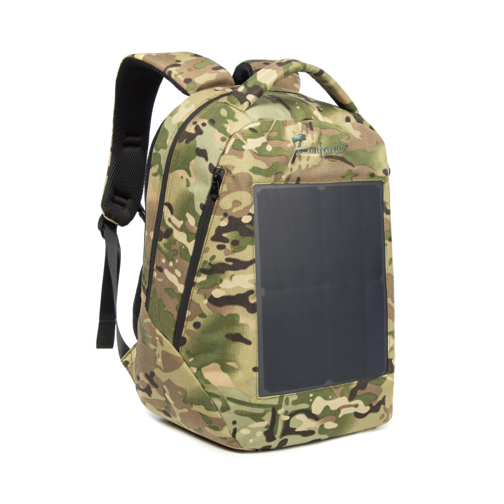 Unisex Dynamic 3D Display Smart LED Backpack With Screen Display Custom Outdoor High Quality Solar Panel Power Backpack